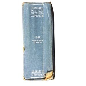 Standard Postage Stamp Catalogue 1962 Combined Edition Scotts Publishing HC